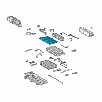 OEM 2013 Lexus LS600h Carrier Sub-Assembly, Hv Diagram - G920M-50020