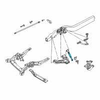 OEM GMC Safari Rear Shock Absorber Assembly Diagram - 88945195