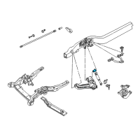 OEM 2003 Chevrolet Astro Bushing, Front Lower Control Arm Diagram - 15652552