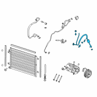 OEM 2021 Ford F-350 Super Duty Hose & Tube Assembly Diagram - LC3Z-19972-DB