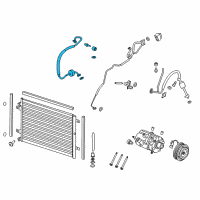 OEM 2020 Ford F-350 Super Duty Suction Line Diagram - HC3Z-19867-B