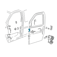 OEM Chevrolet Express 3500 Hinge Diagram - 15993231