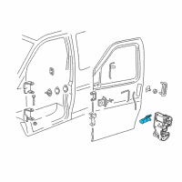 OEM 2014 Chevrolet Express 2500 Handle, Inside Diagram - 23136343