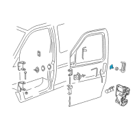 OEM GMC Savana 3500 Lock Cylinder Diagram - 20823440