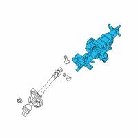 OEM 2011 Hyundai Azera Column & Shaft Assembly-Steering Diagram - 56300-3L450