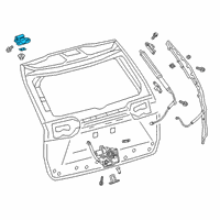 OEM Toyota RAV4 Prime Hinge Diagram - 68810-0R032