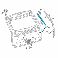 OEM 2021 Toyota RAV4 Prime Lift Cylinder Diagram - 68910-42060