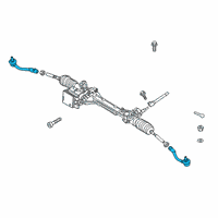 OEM 2021 Kia Stinger End Assembly-Tie Rod, RH Diagram - 56825J5000