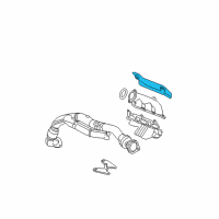 OEM 2006 Buick LaCrosse Shield Asm-Exhaust Manifold Heat Diagram - 12587619