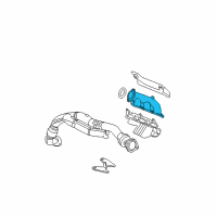 OEM Buick LaCrosse Engine Exhaust Manifold Diagram - 12571075