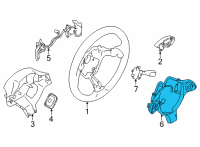 OEM 2022 Toyota GR86 Switch Assembly Screw Diagram - SU003-09342