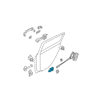 OEM 2009 Nissan Versa Handle, Inside Diagram - 80671-9EL0A