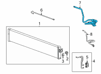 OEM 2021 Chevrolet Malibu Outlet Pipe Diagram - 84599933