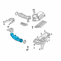 OEM 2022 Honda Insight Tube Complete, Air Inlet Diagram - 17245-6L2-A02