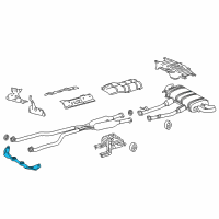 OEM 2022 Lexus LC500h Bracket Sub-Assembly, Ex Diagram - 17506-31141
