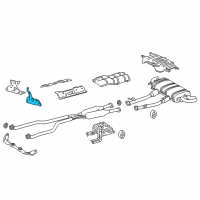 OEM Lexus LC500 INSULATOR Sub-Assembly Diagram - 58042-11021