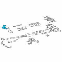 OEM 2020 Lexus LC500h INSULATOR Sub-Assembly Diagram - 58041-11021