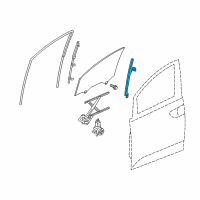 OEM 2015 Honda Odyssey Sash, L. FR. (Lower) Diagram - 72271-TK8-A11