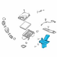 OEM 2015 Chevrolet Malibu Inlet Duct Diagram - 20889020