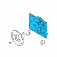 OEM Hyundai Tucson SHROUD-Radiator Diagram - 25350-2S500