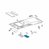 OEM 2021 Toyota 4Runner Dome Lamp Diagram - 81240-42020-E0