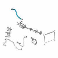 OEM 2004 Chevrolet Tahoe Hose Asm-A/C Accumulator Diagram - 15187285