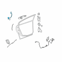 OEM 2011 Buick Lucerne Rod Asm-Rear Side Door Locking Diagram - 15908922