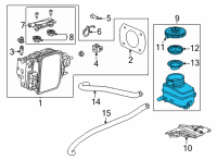 OEM 2021 Acura TLX RESERVOIR SET Diagram - 46661-TGV-A01