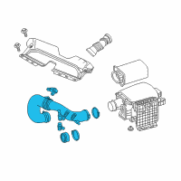 OEM 2019 Infiniti Q50 Duct Cover MANF Diagram - 16576-2V71A