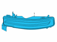 OEM 2021 Chrysler 300 Lamp-Park And Turn Signal Diagram - 68239796AB