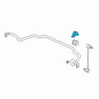 OEM Honda Bracket, Stabilizer Hold Diagram - 51308-TZ5-A00