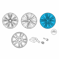 OEM 2017 Infiniti Q60 Wheel-Aluminum Diagram - D0C00-5CA4A