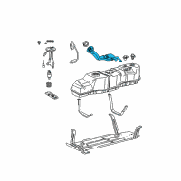 OEM 2002 Ford Expedition Filler Pipe Diagram - XL1Z-9034-AB