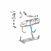 OEM 2001 Ford Expedition Support Strap Diagram - F75Z-9054-BB