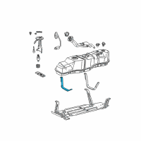 OEM 1998 Ford Expedition Support Strap Diagram - F75Z9054E