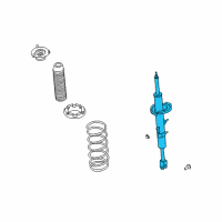 OEM 2007 Nissan 350Z ABSORBER Kit-Shock, Front Diagram - E6A11-CF40C