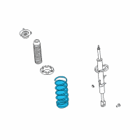 OEM 2005 Nissan 350Z Spring-Front Diagram - 54010-CF40C