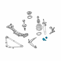 OEM BMW 325xi Set Of Brackets With Rubber Mounting Diagram - 31-12-6-783-376