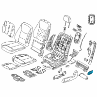 OEM BMW 328i GT xDrive Switch Seat Adjustment Memory Diagram - 61-31-9-359-829