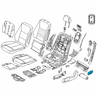 OEM 2019 BMW i8 Switch Seat Adjustment Memory Diagram - 61-31-9-359-829