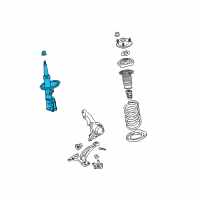 OEM 2010 Toyota Highlander Strut Diagram - 48520-80223