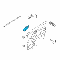 OEM 2019 Kia Soul Door Inside Handle Assembly, Right Diagram - 82620B2000EQ