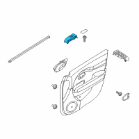 OEM 2019 Kia Soul EV Power Window Assist Switch Assembly Diagram - 93575B2130CA