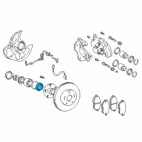 OEM 2004 Lexus IS300 Seal, Type T Oil Diagram - 90311-48013