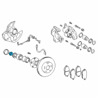 OEM Lexus Nut Diagram - 90179-22022