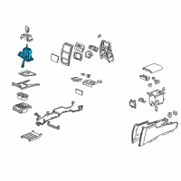 OEM 2009 Cadillac STS Shifter Diagram - 19179517