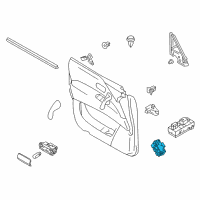 OEM Nissan Armada Switch Assembly-Seat Memory Diagram - 25491-EH10B