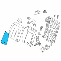 OEM 2013 Lincoln MKZ Seat Back Heater Diagram - DP5Z-14D696-G