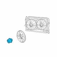 OEM Chrysler Motor-Radiator Fan Diagram - 68031874AA