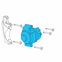 OEM 2014 Chevrolet Captiva Sport Alternator Diagram - 23280476